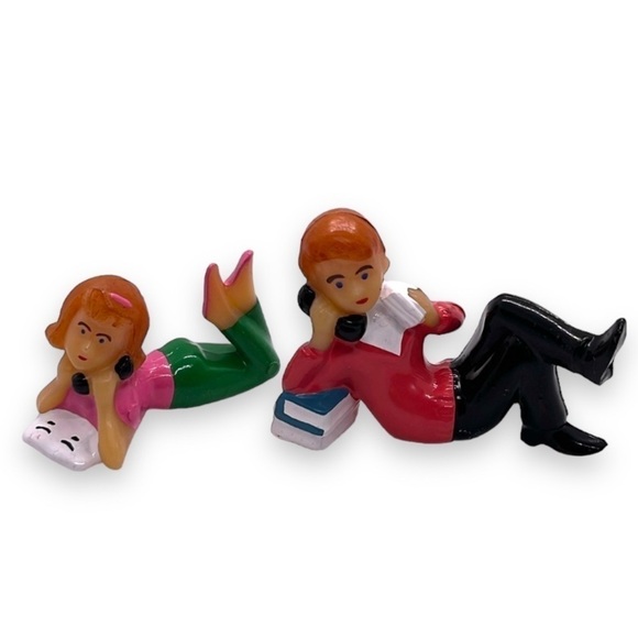 Wilton Other - Wilton Vintage Teen Talk Cake Topper Cupcake Topper Pink Green Birthday